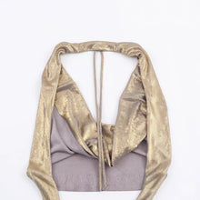 Загрузить изображение в средство просмотра галереи, Draped Halter Neck Backless Top
