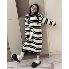 Load image into Gallery viewer, Girl&#39;s Cozy Oversized Stripe Winter Loungewear
