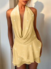 Cargar imagen en el visor de la galería, Halter Neck Mini Dress
