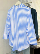 Load image into Gallery viewer, Wide Cuff Stripe Shirt
