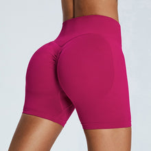 画像をギャラリービューアに読み込む, Seamless High Waist Hip Hugger  Sporty Gym Shorts Yoga Shorts
