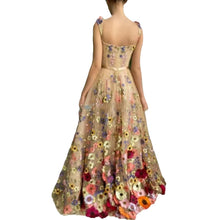 画像をギャラリービューアに読み込む, Colorful Embroidered Floral Long Evening Dress Bridesmaid Dress
