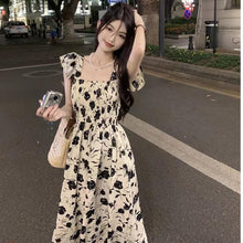 画像をギャラリービューアに読み込む, French Style Floral Fairy Maxi Tea Dress
