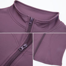 画像をギャラリービューアに読み込む, Ladies Long Sleeve Quick Dry Yoga Jacket Running Gym Sporty Jacket
