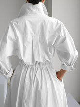 Загрузить изображение в средство просмотра галереи, Elastic Waist Shirt Dress
