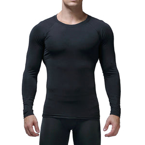 Men's Autumn Winter Long Sleeve Gym Sporty Quick Dry T shirts