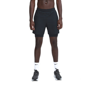 Men's Summer Faux Two-piece Lined Quick Dry Basketball Sporty Shorts
