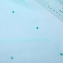 Load image into Gallery viewer, Pearl Beaded Tulle Fabric

