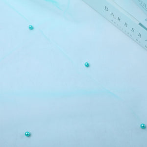 Pearl Beaded Tulle Fabric