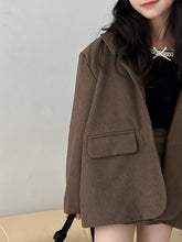 Cargar imagen en el visor de la galería, Girl&#39;s Oversized Blazer+Skort Two Piece Set
