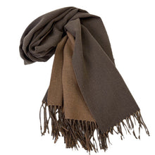Load image into Gallery viewer, Solid Color Tassel Scarf and Poncho
