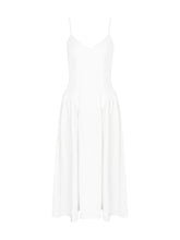 Загрузить изображение в средство просмотра галереи, V Neck Spaghetti Backless Flare Midi Dress
