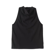 Cargar imagen en el visor de la galería, Cowl Halter Neck Sleeveless Top
