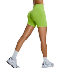 画像をギャラリービューアに読み込む, Seamless High Waist Hip Hugger  Sporty Gym Shorts Yoga Shorts
