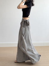 Load image into Gallery viewer, Plaid Maxi Belted Wrap Skirt
