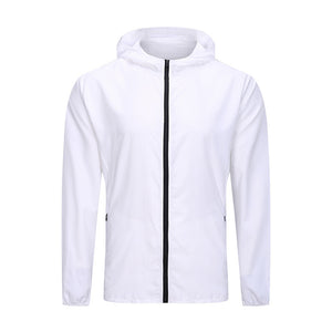 Men's Summer Sun-proof Cycling Fishing Quick Dry Breathable Hooded Jackets