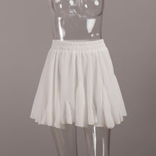 Load image into Gallery viewer, Spliced Frilled Mini Pleating Skirt
