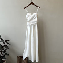 画像をギャラリービューアに読み込む, Ruched Spaghetti Smocked A Line Maxi Dress
