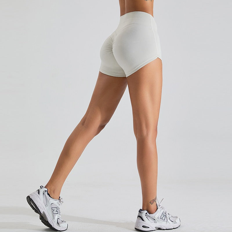 Nudity Hip Lifting Yoga Shorts Gym Running Sporty Shorts