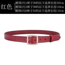 Laden Sie das Bild in den Galerie-Viewer, Women Leather Casual Clothing Jeans Belts
