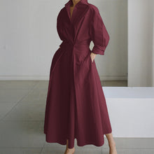 Загрузить изображение в средство просмотра галереи, Elastic Waist Shirt Dress
