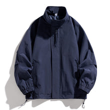 画像をギャラリービューアに読み込む, Stand Collar Autumn Oversized Windproof Men and Women Unisex Outdoor Jacket
