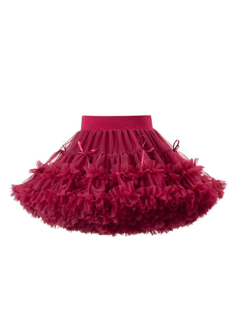 Girl's Tutu Tulle Puffy Skirt