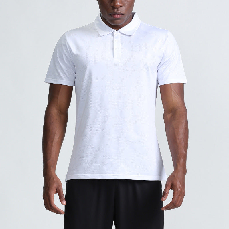 Men's Summer Short Sleeve Sporty Quick Dry Breathable Polo Shirts