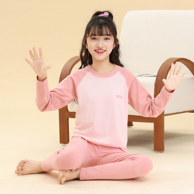 Boy's Elastic Cotton Junior Senior Student Unisex Pyjamas