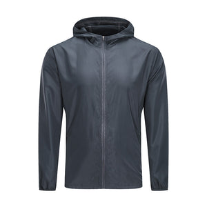 Men's Summer Sun-proof Cycling Fishing Quick Dry Breathable Hooded Jackets