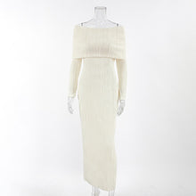 Загрузить изображение в средство просмотра галереи, Off Shoulder Textured Mermaid Maxi Dress
