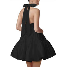 Cargar imagen en el visor de la galería, Satin Backless Short A Line Birthday Party Dress
