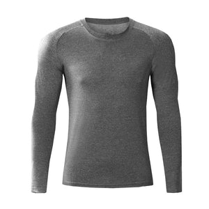Men's Autumn Winter Long Sleeve Gym Sporty Quick Dry T shirts