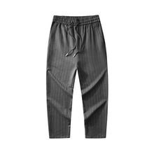 Load image into Gallery viewer, Men&#39;s Striped Ice Silk Knit Ninth Pants
