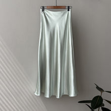 Load image into Gallery viewer, High Waist Satin Maxi Mermaid Skirt
