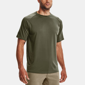 Men's Summer Ice Fiber Quick Dry Short Sleeve Breathable Gym T shirts