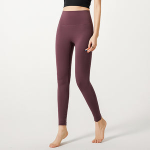 Ladies Yoga Pants High Waist Push Up HIp Seamless Pocket Tight Sporty Gym Pants Leggings
