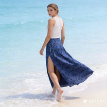 Laden Sie das Bild in den Galerie-Viewer, Printed Rayon Long Beach Skirt Casual Maxi Straight Pencil Skirt
