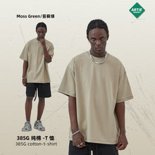Load image into Gallery viewer, 2025 Spring Summer 385g hearvy Solid Oversized T shirt
