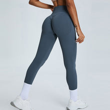 画像をギャラリービューアに読み込む, Seamless Gym Pants High Waist Hip Hugger Outdoor Sporty Quick Dry Yoga Pants
