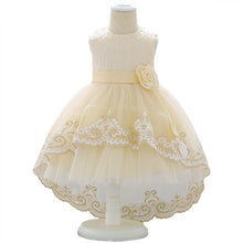 Load image into Gallery viewer, Baby 1Y Birthday Kids Shooting Fancy Dress Girls Lace Train Puffy Dresses
