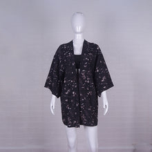 Load image into Gallery viewer, Printed Geometric Tie Dye Three Quarter Sleeve Loose Kimono Beachwear Bikini Cover Up
