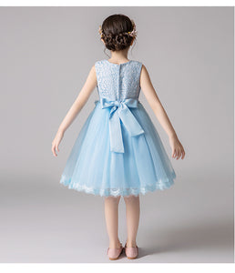 Promoted 110-170cm Children Princess Dress Junior Little Girls Performance Dress Flower Girl Dress