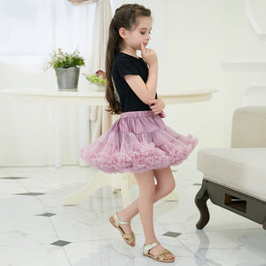 Little Girl's Puffy Tulle Tutu Princess Skirt