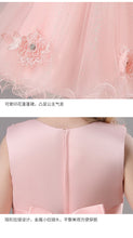 Load image into Gallery viewer, Girls Sleeveless Short Princess Tulle Puffy Flower Girl Dress
