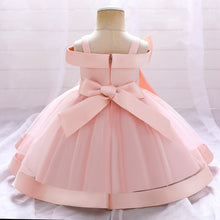Load image into Gallery viewer, 70-100cm Girls Beaded Embroidery Off Shoulder Tulle Puffy Performance Dress
