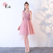 Load image into Gallery viewer, Multiple Designs Dusty Pink Blue Bridesmaid Marriage Evening Dress
