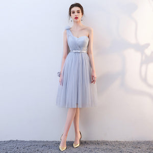 Multiple Designs Dusty Pink Blue Bridesmaid Marriage Evening Dress