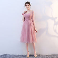 Load image into Gallery viewer, Multiple Designs Dusty Pink Blue Bridesmaid Marriage Evening Dress
