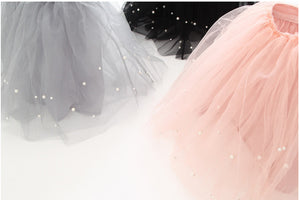 Tulle Diamond Shaped Pearl Beaded Lace Fabric